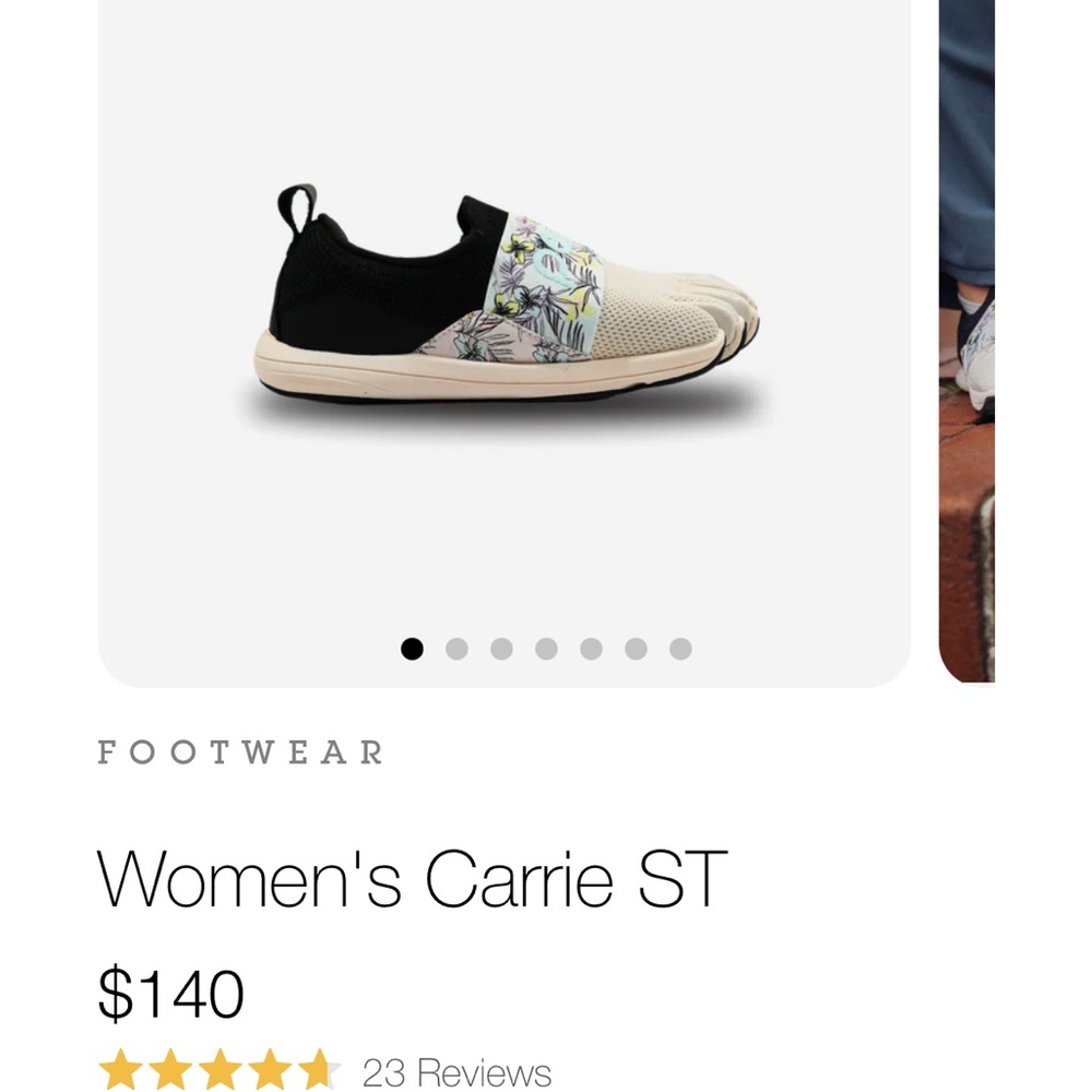 Women's Carrie ST Floral Slip-On Sneakers - Black and Cream